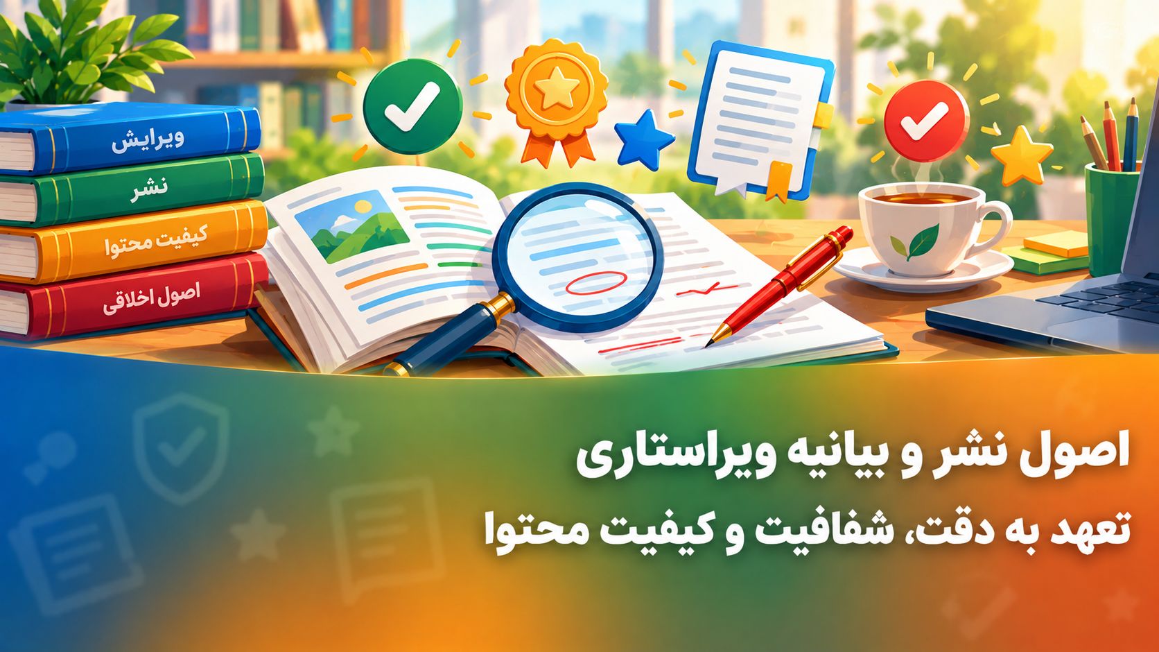 اصول نشر و بیانیه ویراستاری