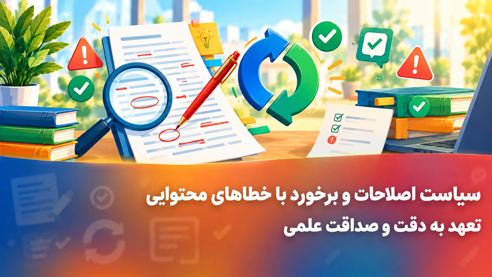سیاست اصلاحات و برخورد با خطاهای محتوایی