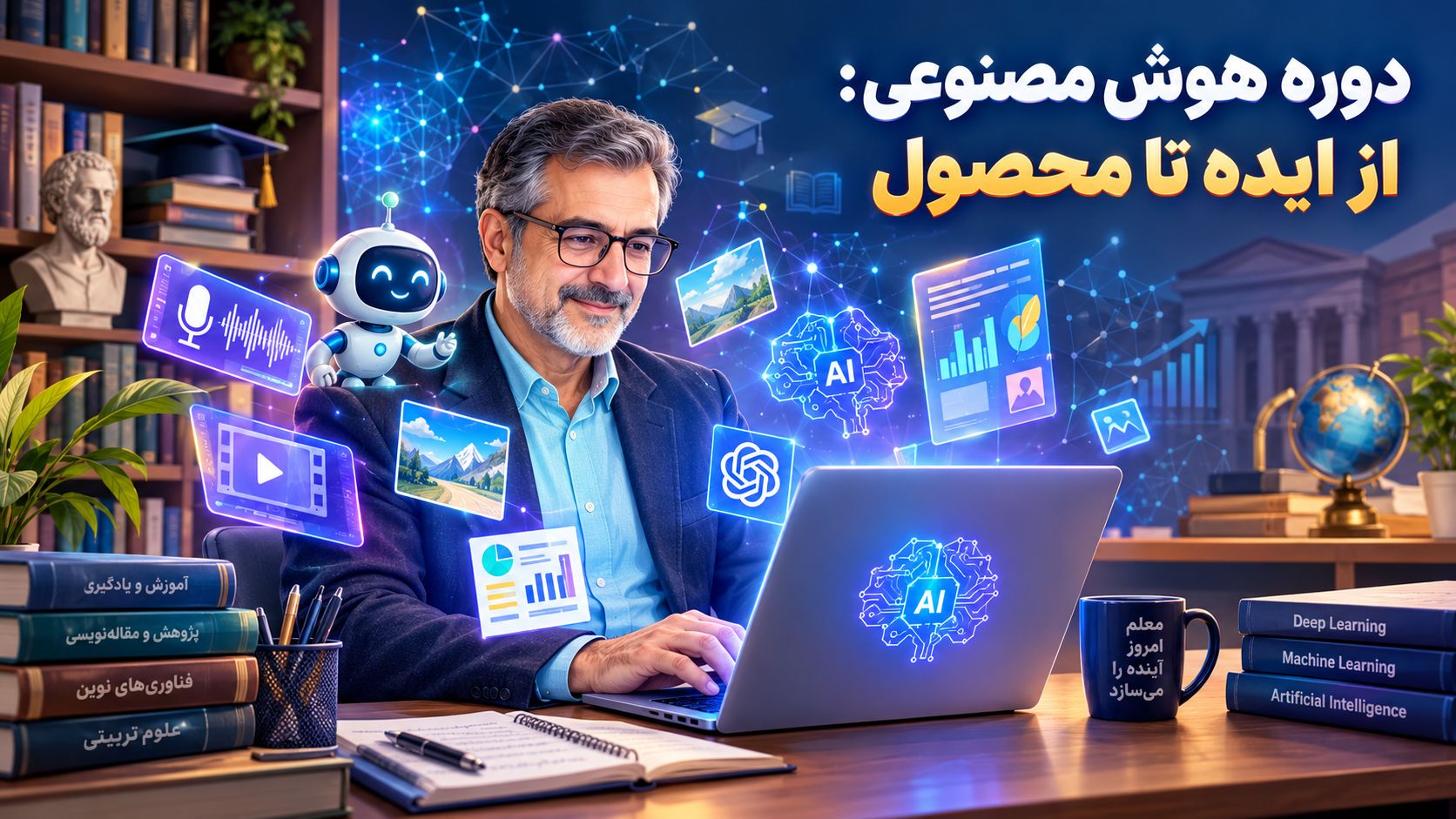 دوره هوش مصنوعی: از ایده تا محصول